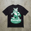 Portugese World Cup Tee Vintage Washed Black Tee