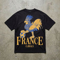 French World Cup Vintage Wash Black Tee
