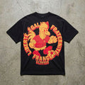 France World Cup Soccer Vintage Washed Black Tee