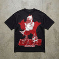 USA World Cup Soccer Vintage Washed Black Tee